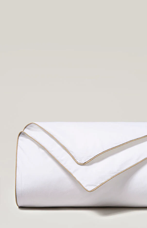 Housse de couette blanche